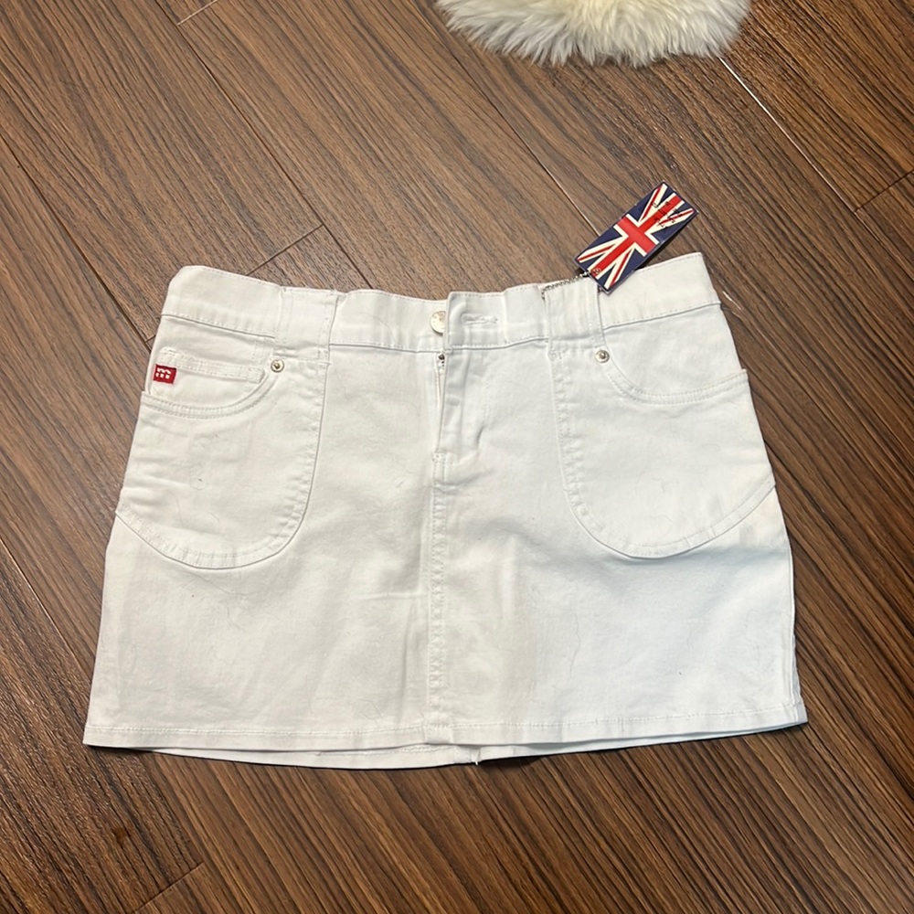 White Mini Skirt